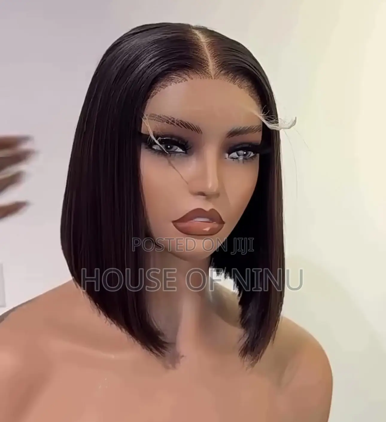 10” Inches Bone Straight With Kim K Closure 300 Grams