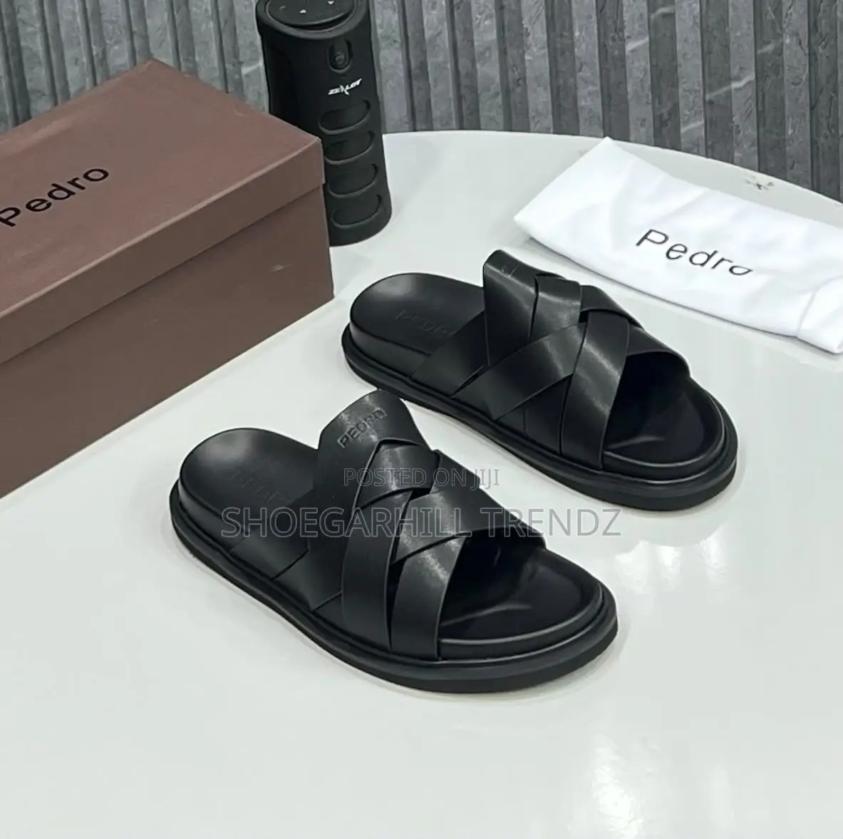 Pedro Criss Cross Slippers | Luxury Comfort Timeless Style