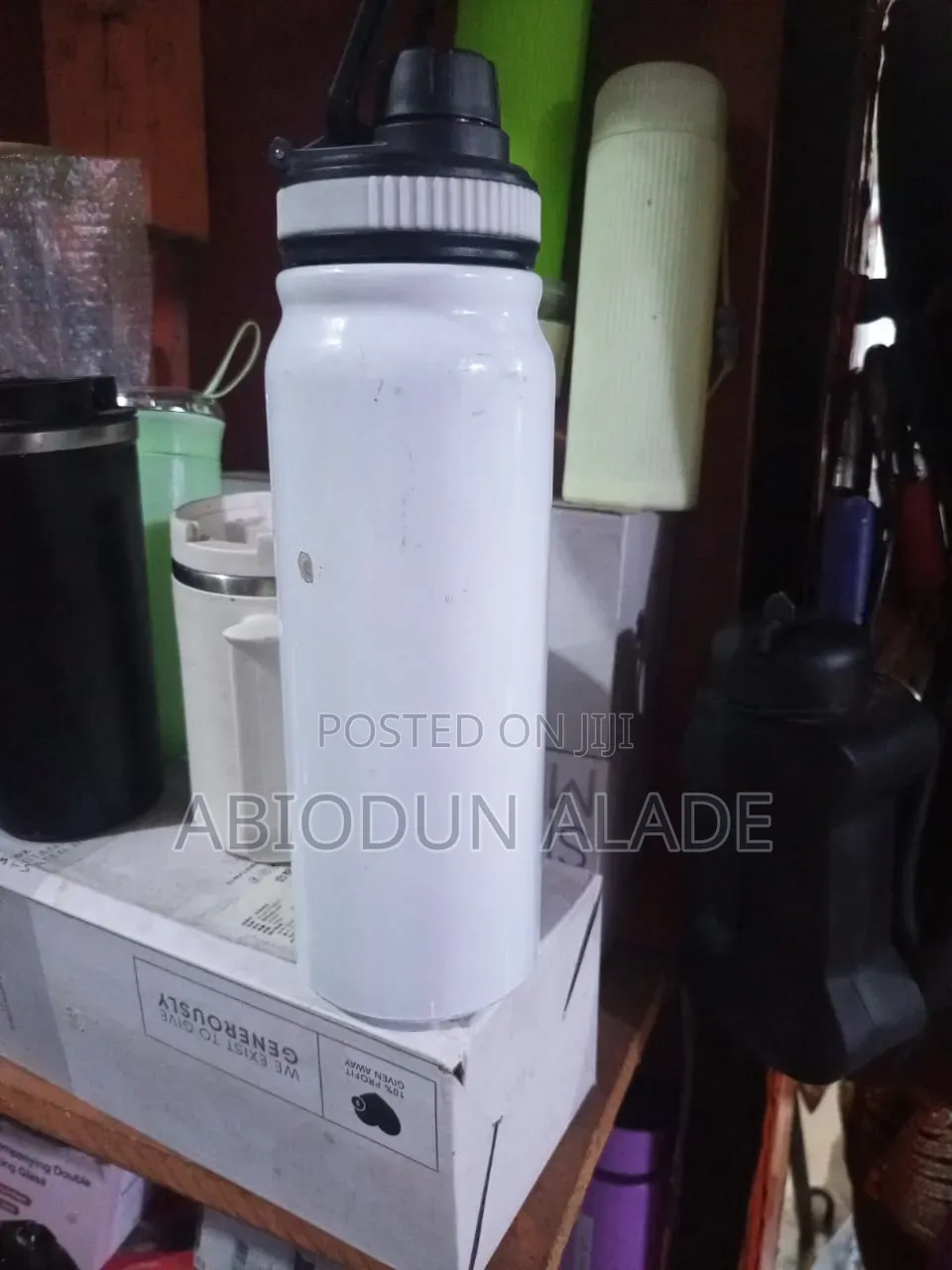 Vacuum Double Wall Large Mouth Stainless Steel Water Bottle