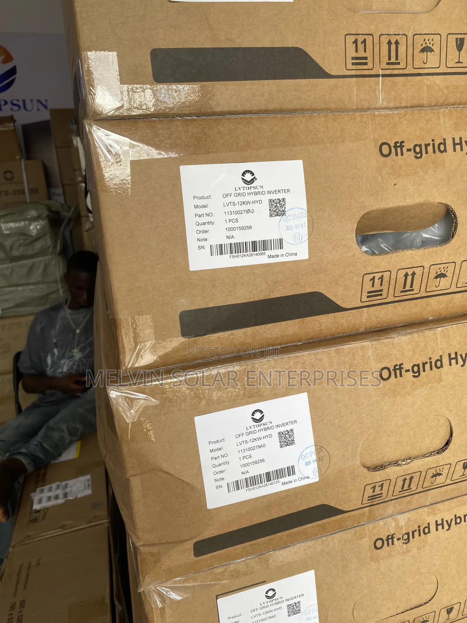 12kva 48v Lvtopsun Hybrid Solar Lithium Ion Phosphate Batteries