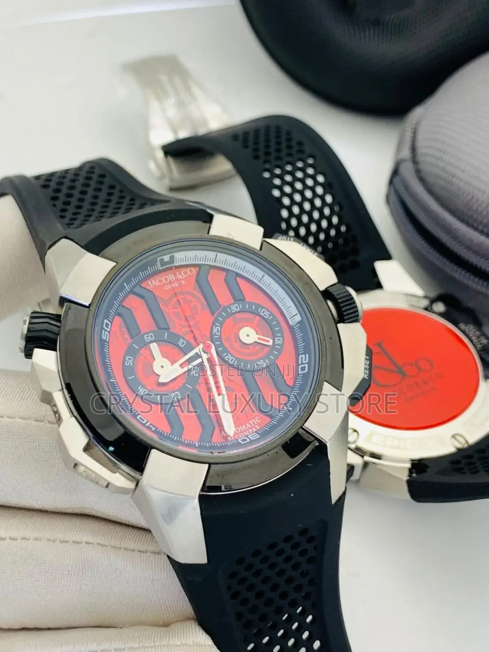 Jacob and Co Quality Luxury Men Automatic Engine Wristwatch