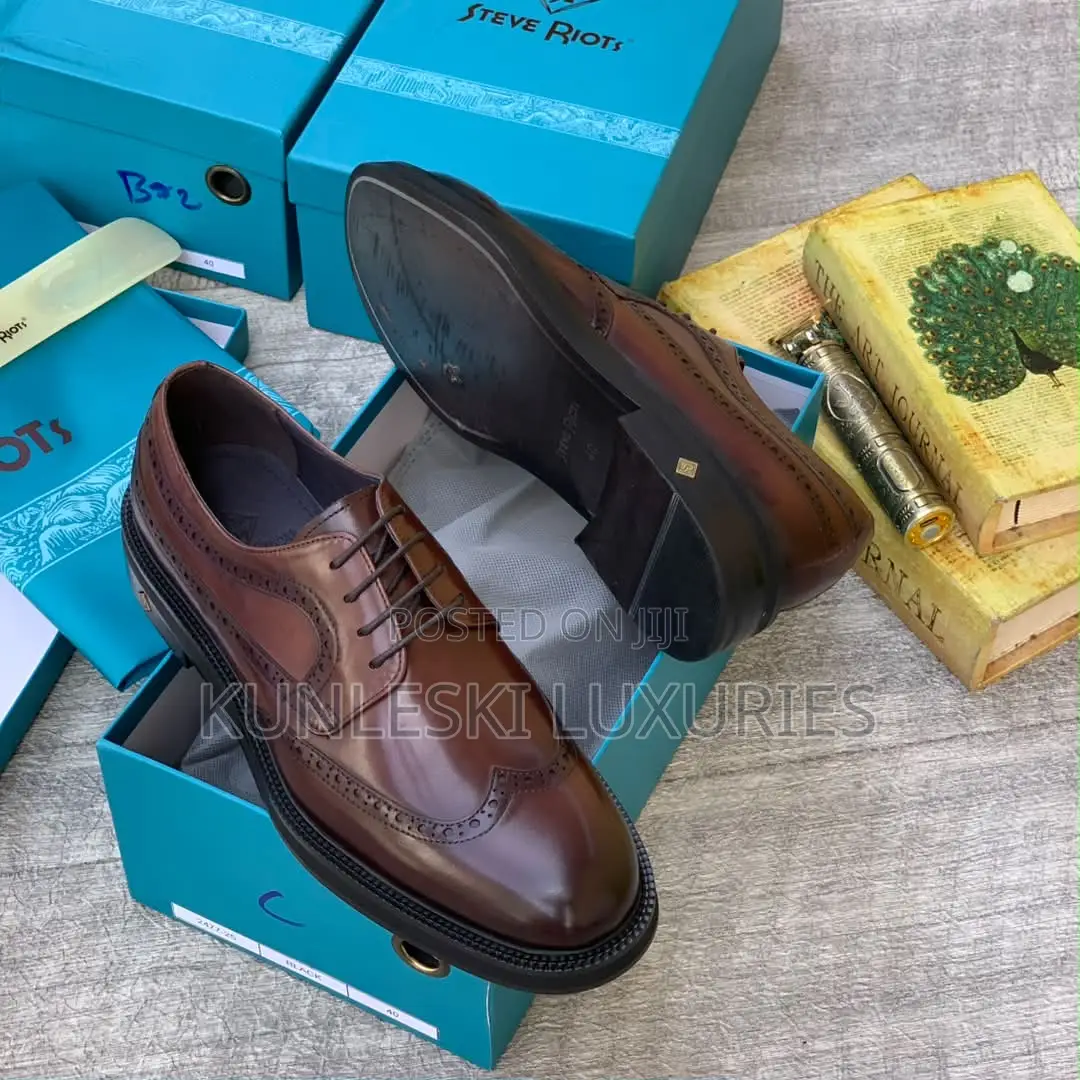 Original Steve Riots Brown Brogues Shoes