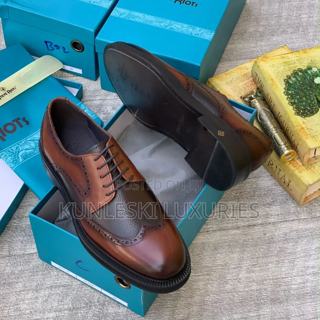 Original Steve Riots Brown Brogues Shoes