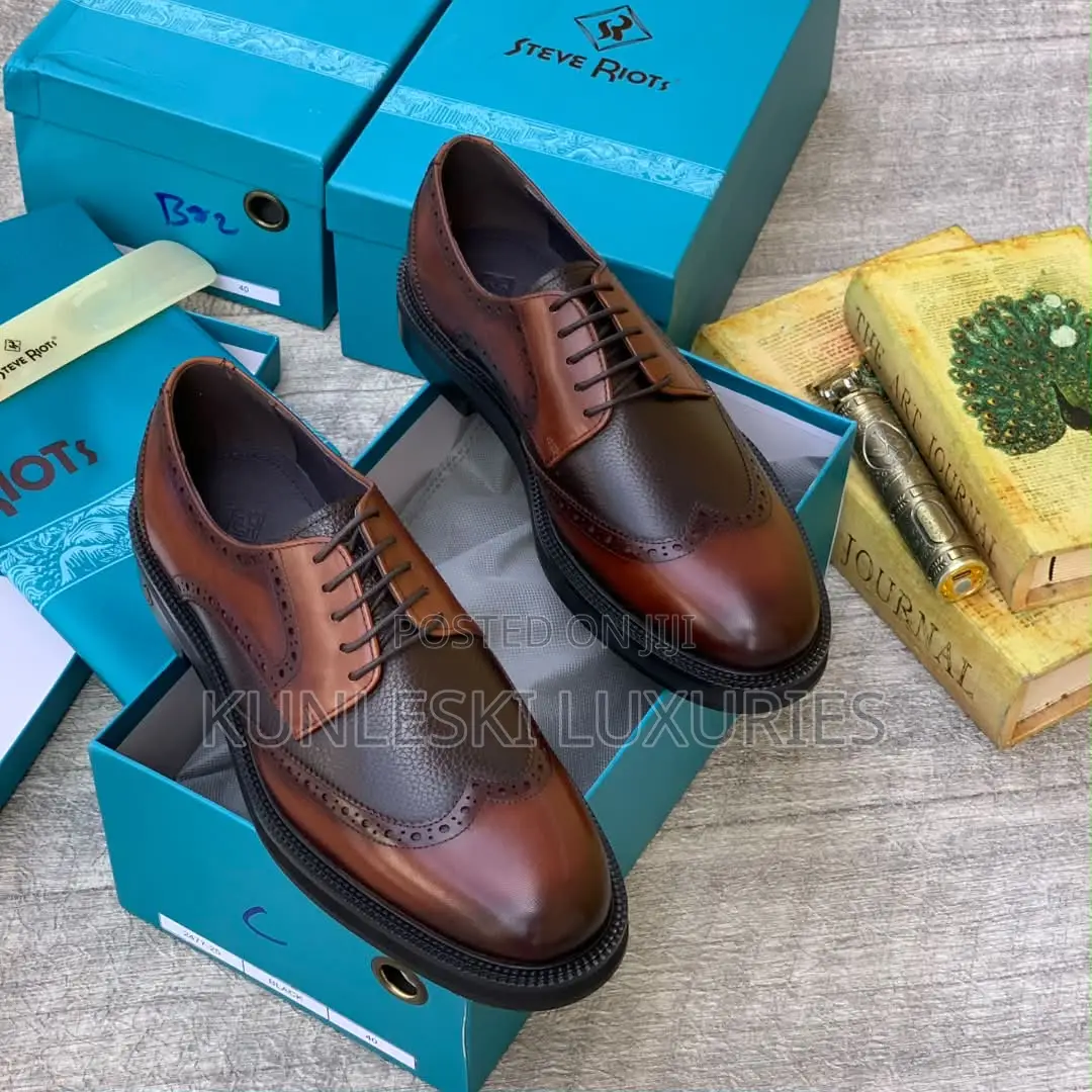 Original Steve Riots Brown Brogues Shoes