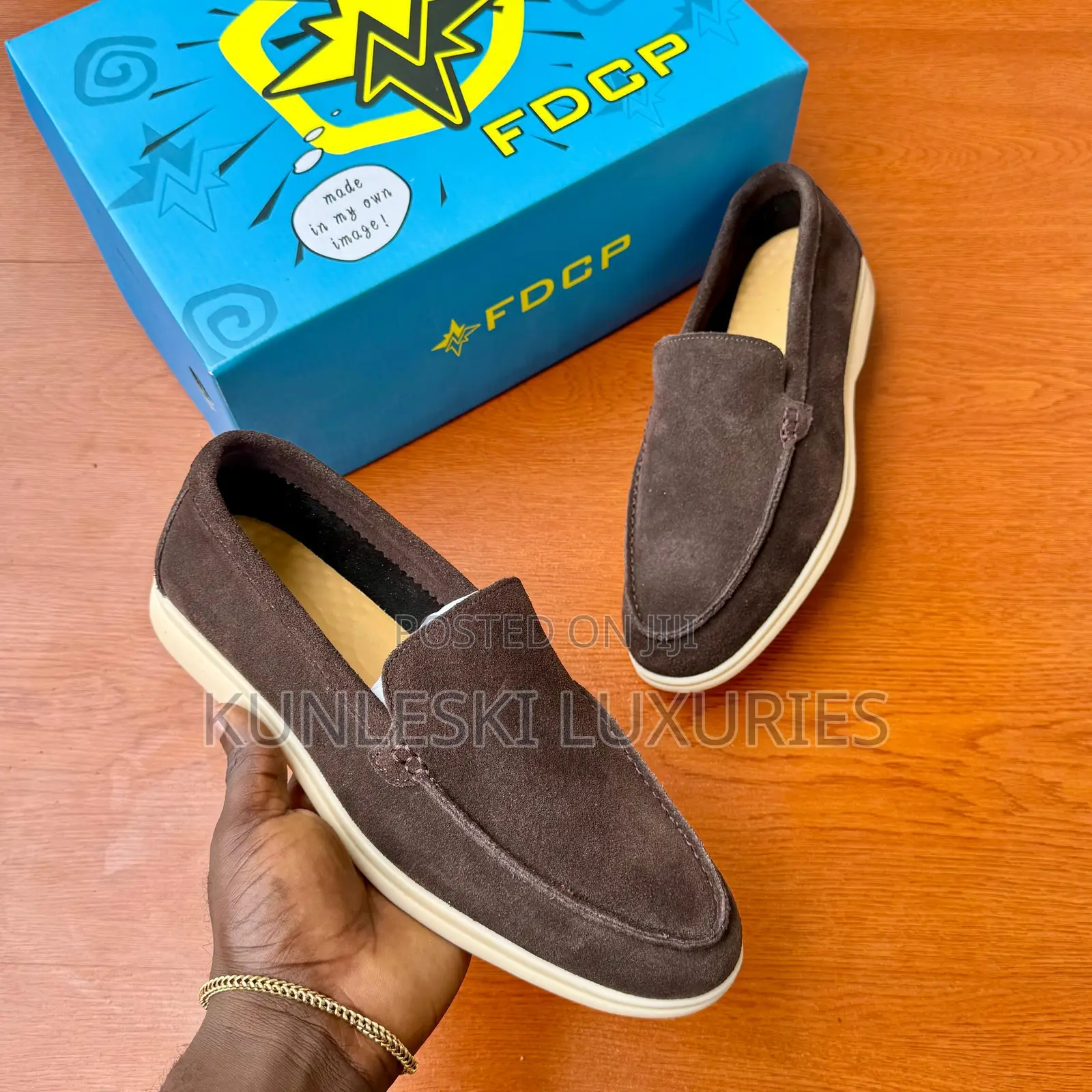Original FDCP Summer Walk Suede Loafers Shoes Collections