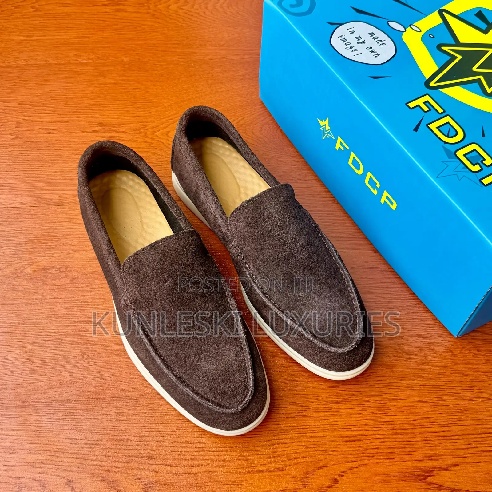 Original FDCP Summer Walk Suede Loafers Shoes Collections