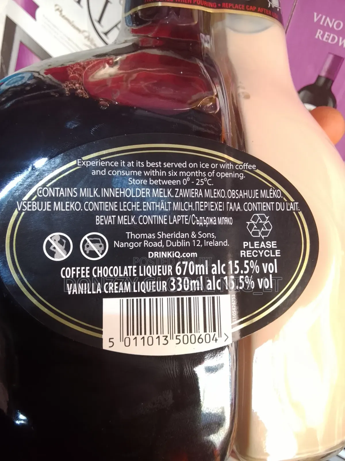 Sheridan's Coffee Liqueur Per Bottle
