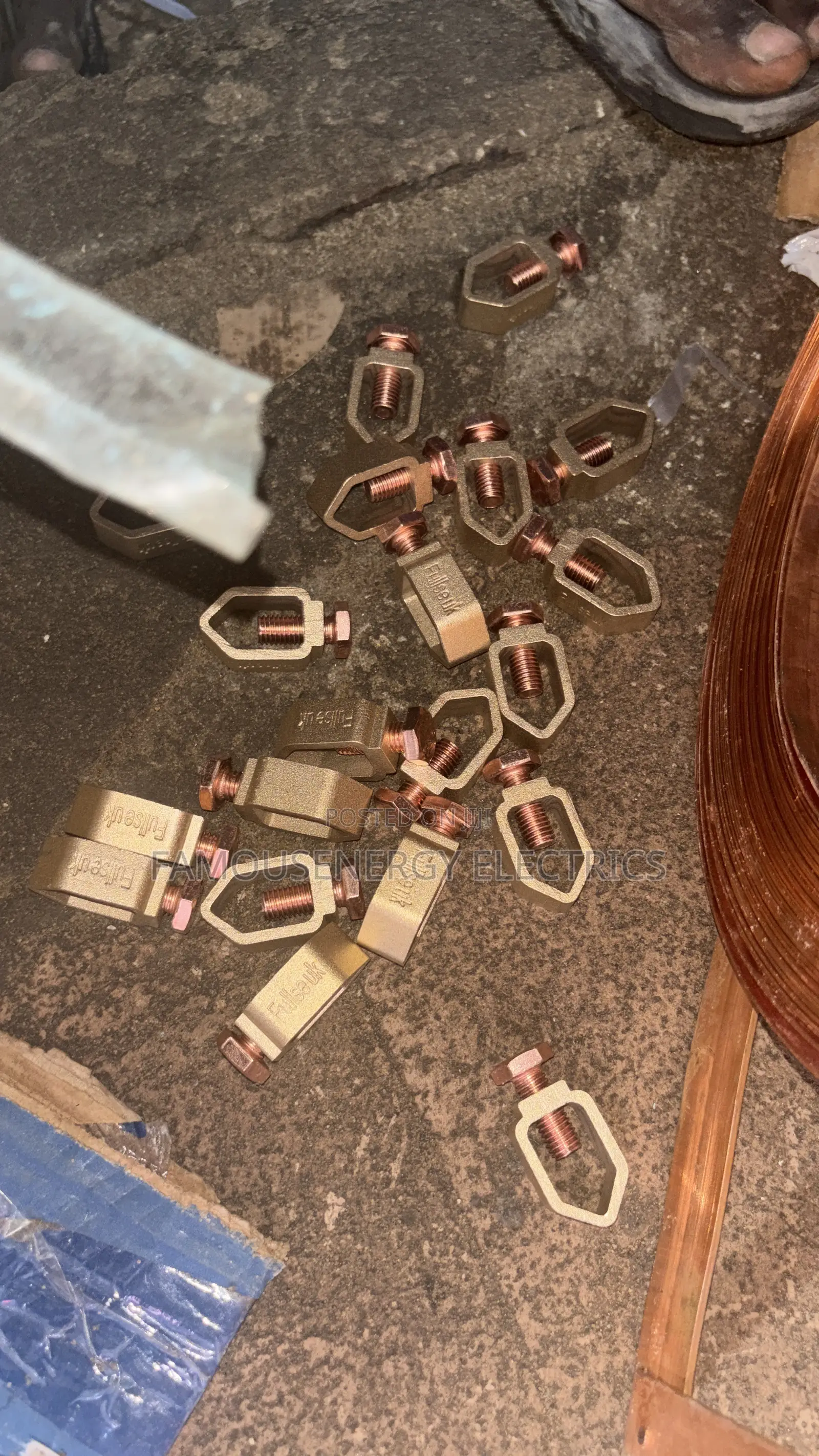 Earthrod Clamps and Joints for Earthing