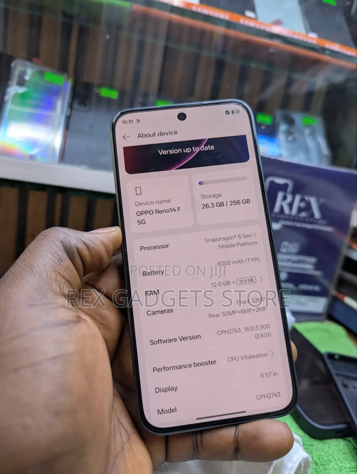 Oppo Reno14 F 256 GB Green