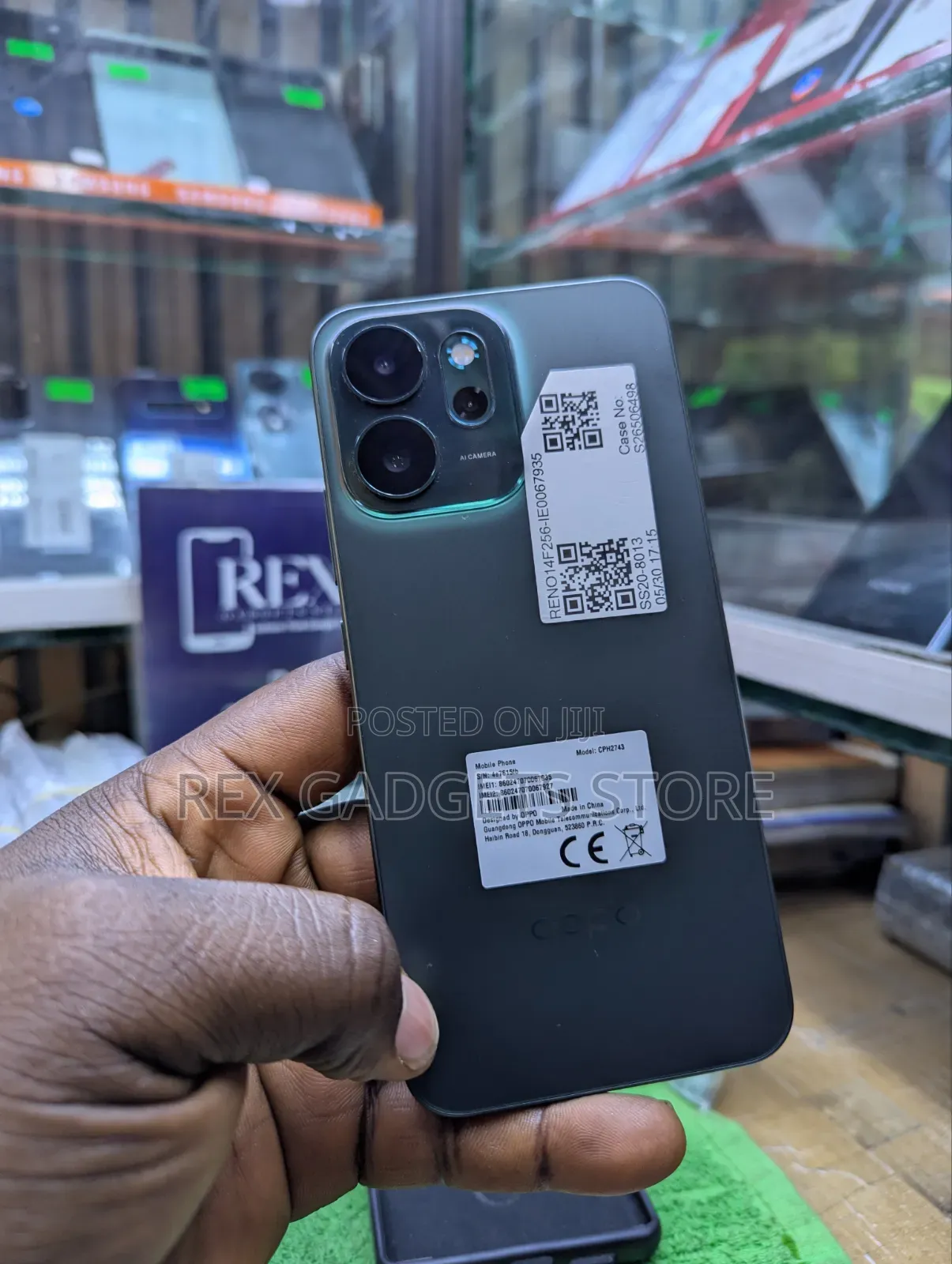 Oppo Reno14 F 256 GB Green