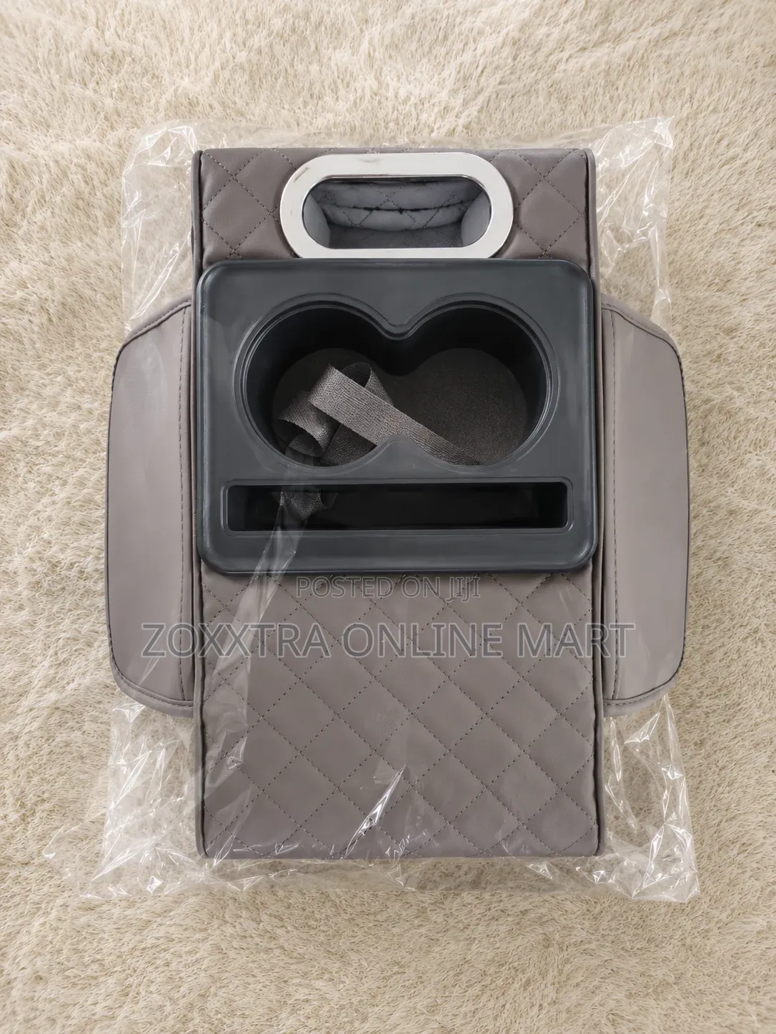 Car Seat Organizer With Cup Holder Storage Tray