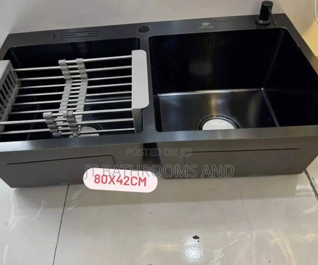 Durable Handmade Kitchen Sink , Double Bowl