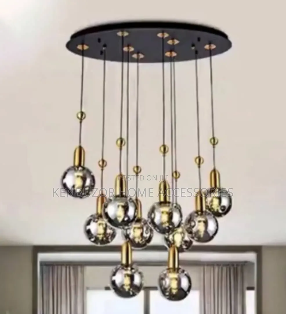 10 Glass Luxury Design Pendant Chandelier