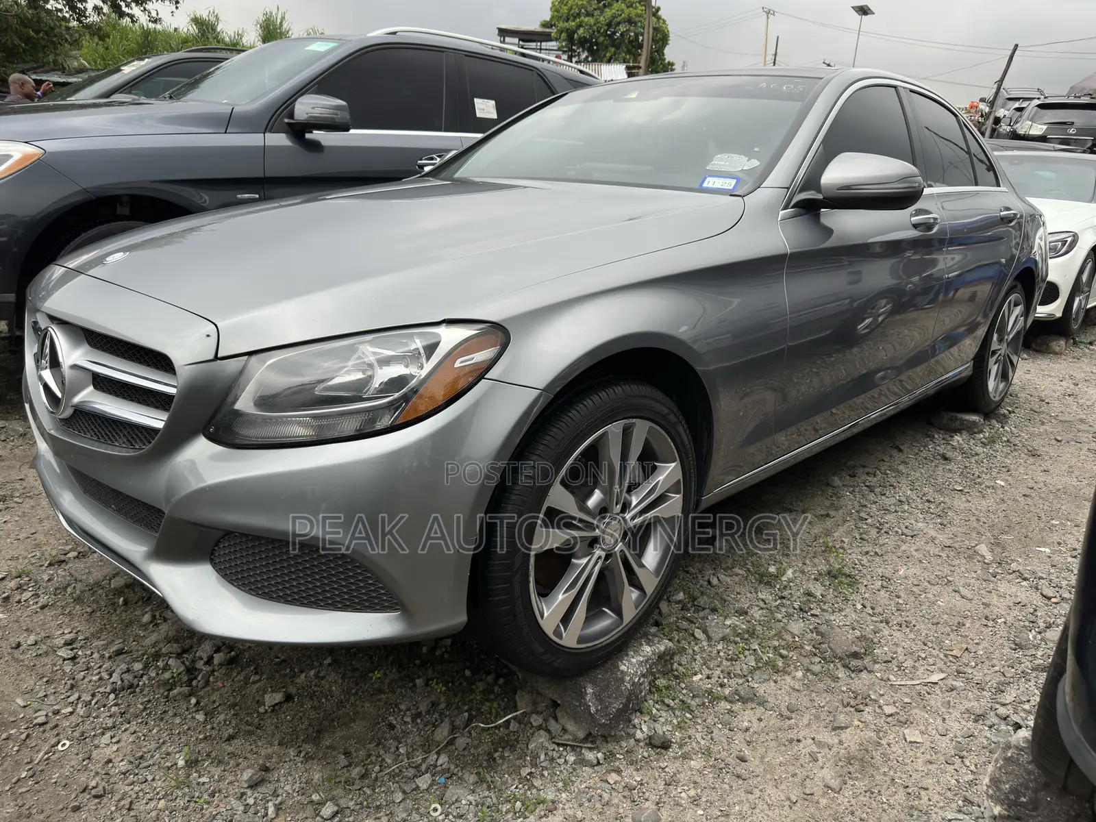 Mercedes-Benz C300 Sport 4dr AWD 4Matic Sedan (2.0L 4cyl 7A) 2015 Gray