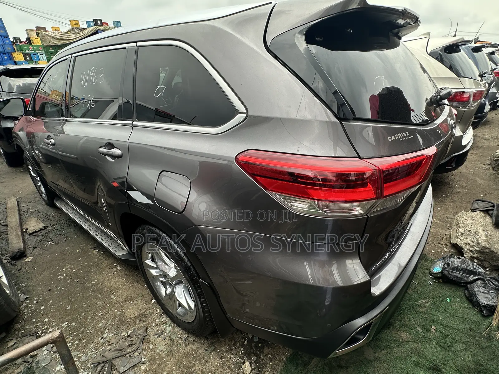 Toyota Highlander Limited V6 4x4 (3.5L 6cyl 6A) 2016 Gray