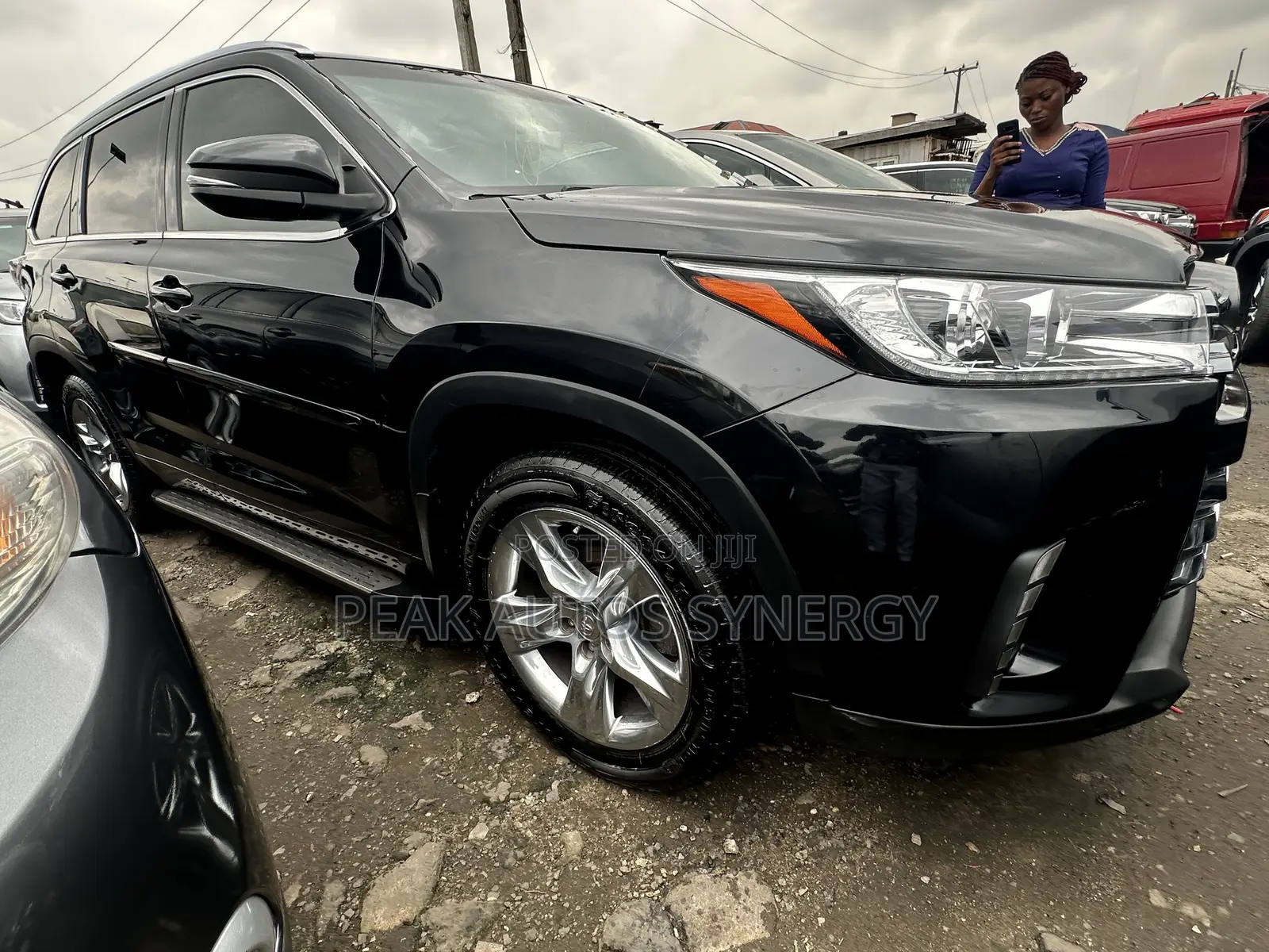 Toyota Highlander Limited 4dr SUV AWD (3.5L 6cyl 6A) 2015 Black