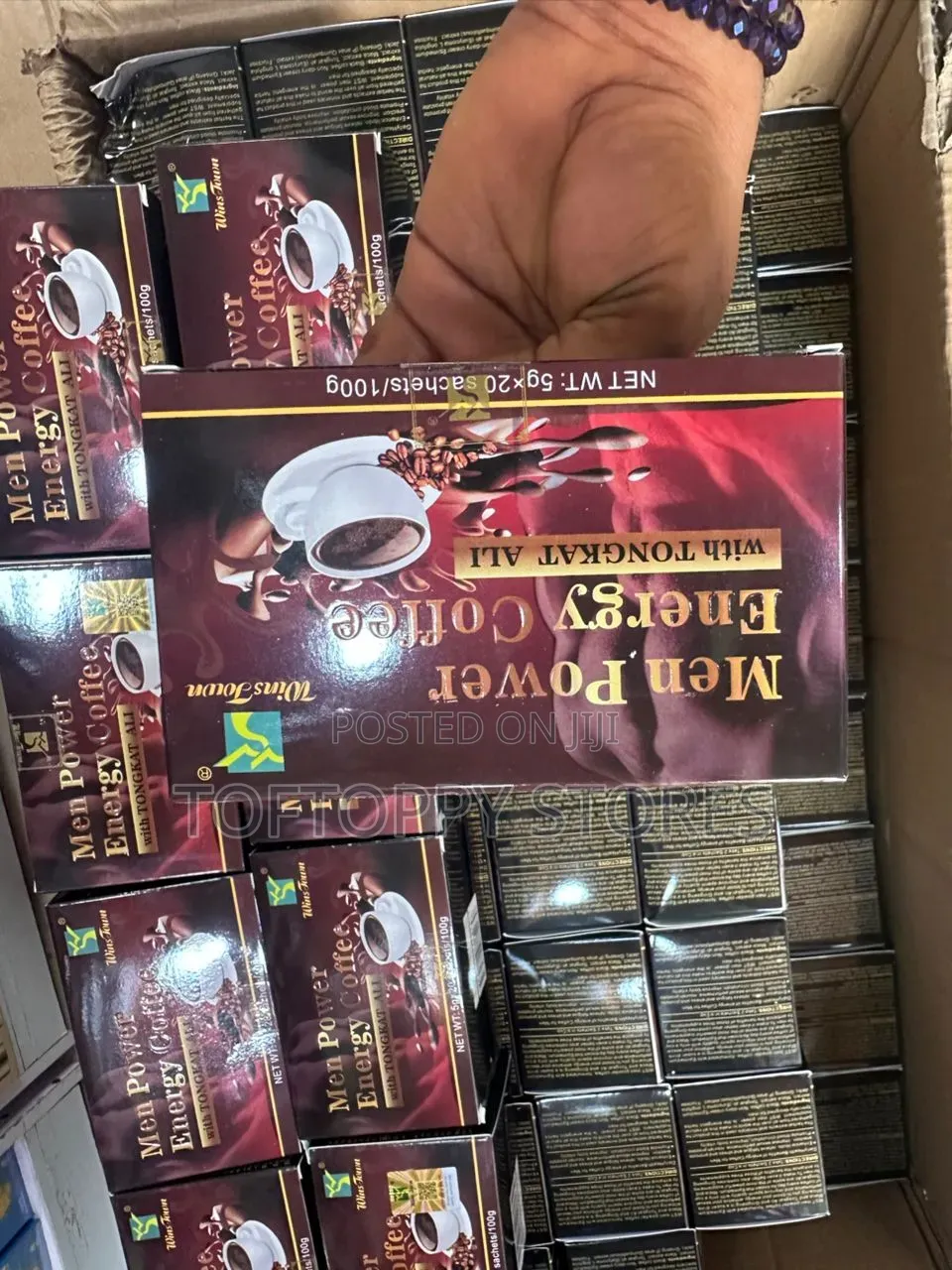 Wins Town Men Power Energy Coffee With Tongkat Ali