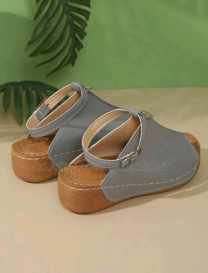 Sofia Comfort Sandals - Grey