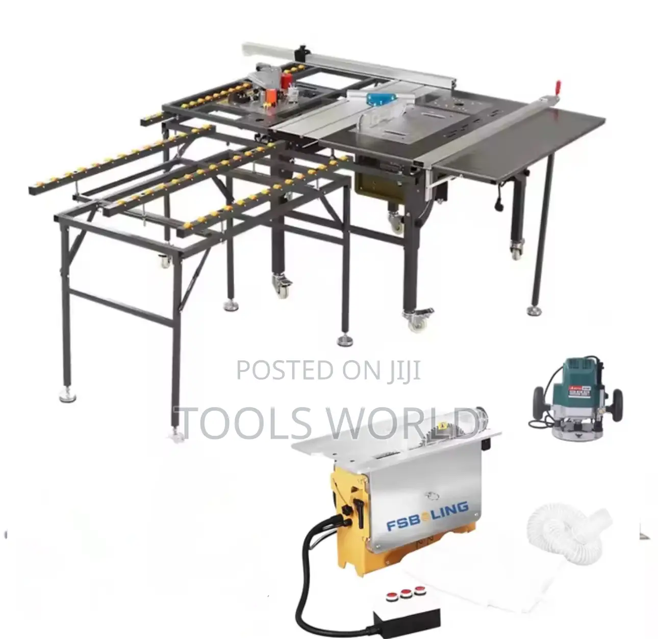 Industrial Electric Sliding Table Saw With Router for Furniture Makin