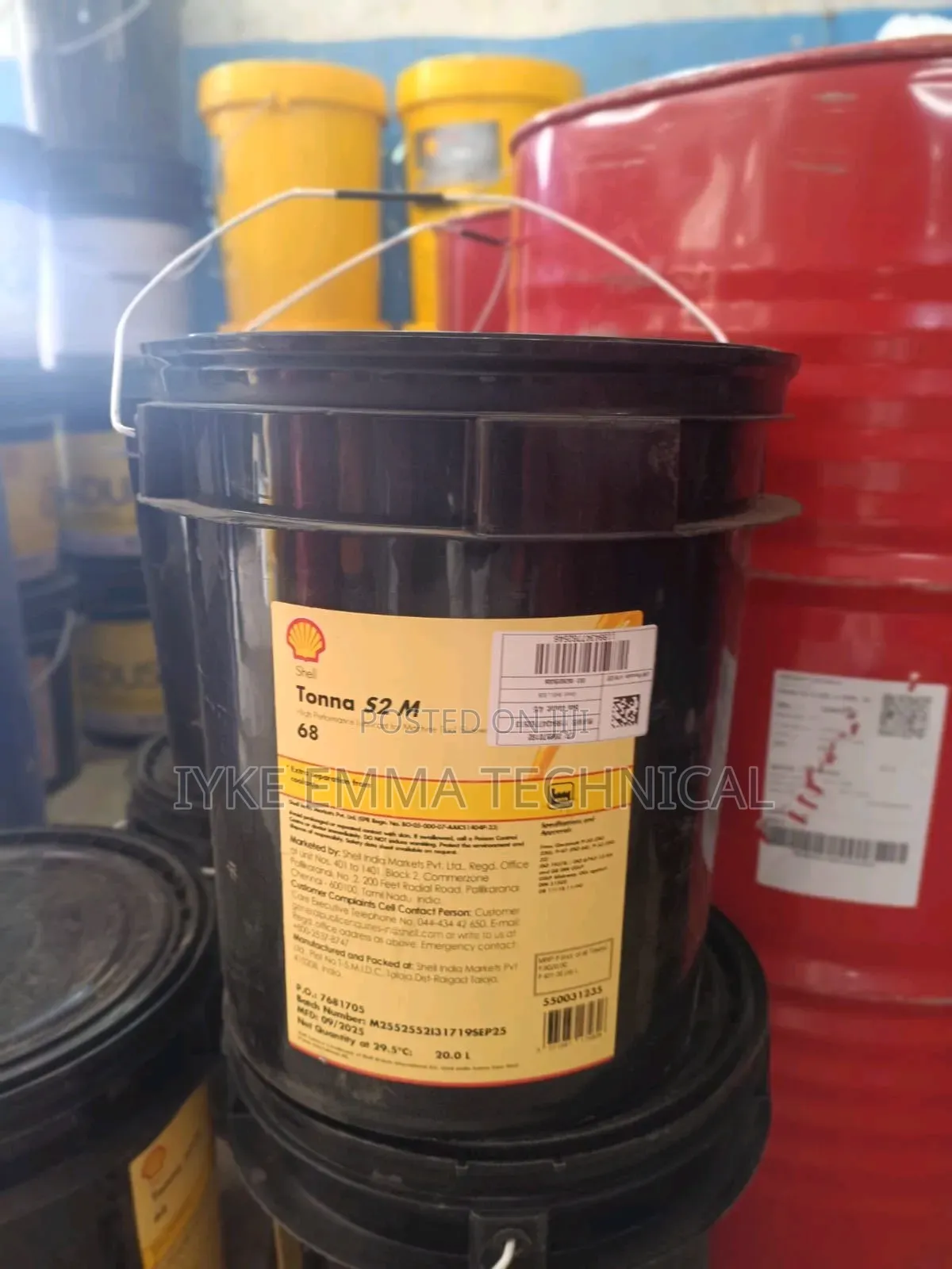 Shell Tonna S2 M 68 20 L Pail