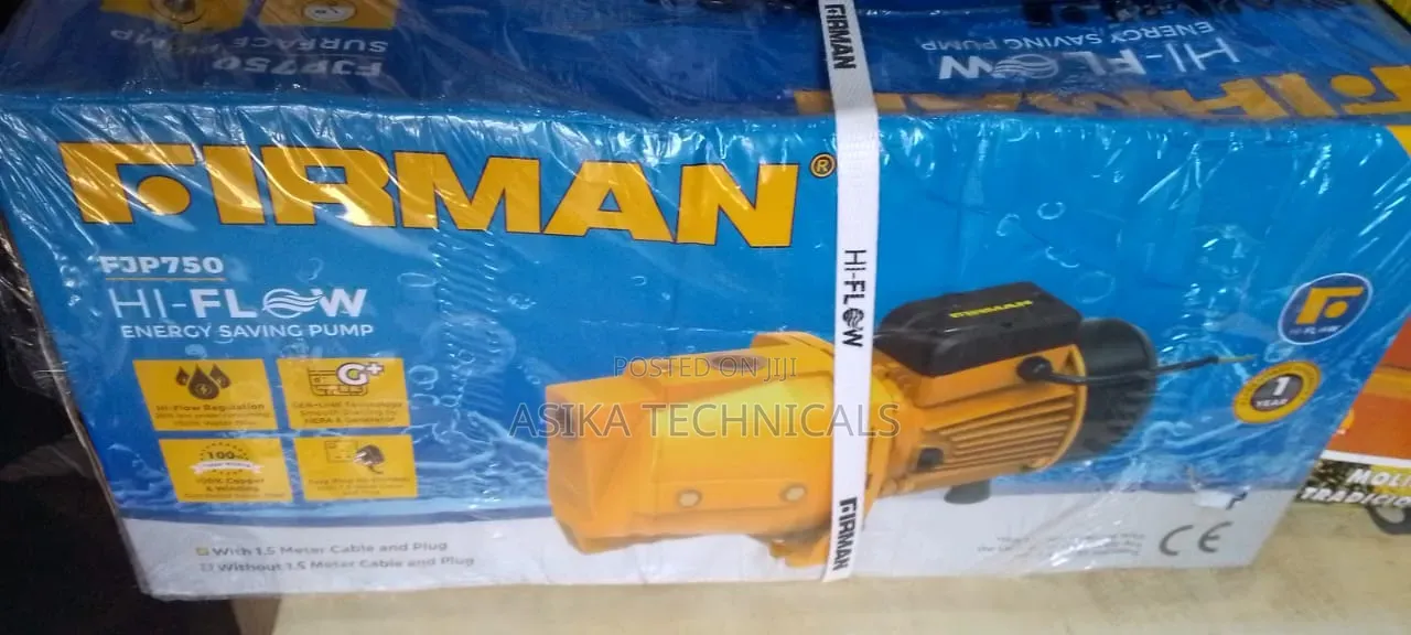 1 Hp Surface Pump 
Firman
