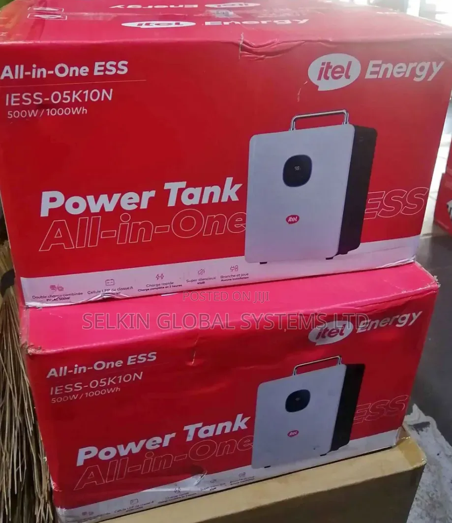 Itel Energy 500w/1000wh All-in-one Power Tank Solar Power Station