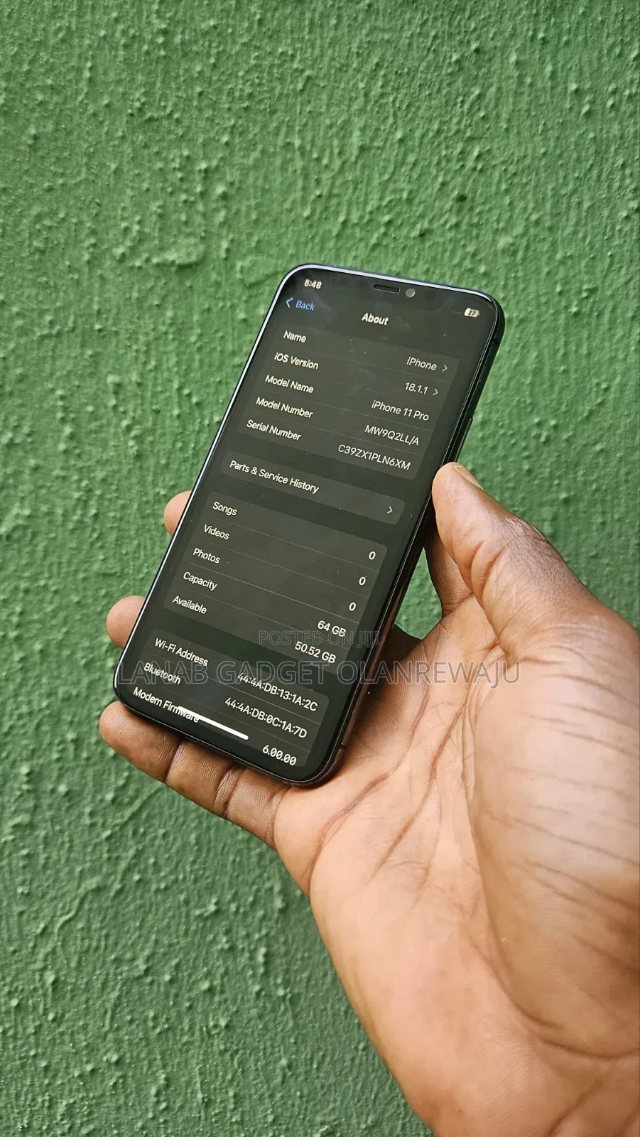 Apple iPhone 11 Pro 64 GB Gray