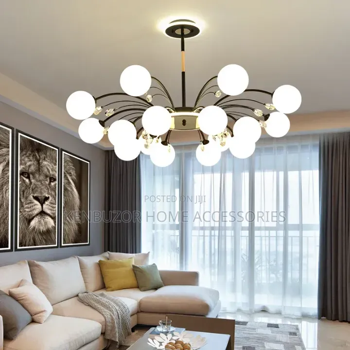 16 Glass Bulb Modern Luxury Design Pendant Light Chandelier
