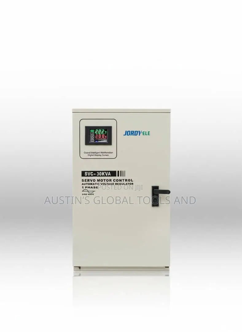 Jordy-ele 30kva Servo Motor Control Automatic Voltage Regulator