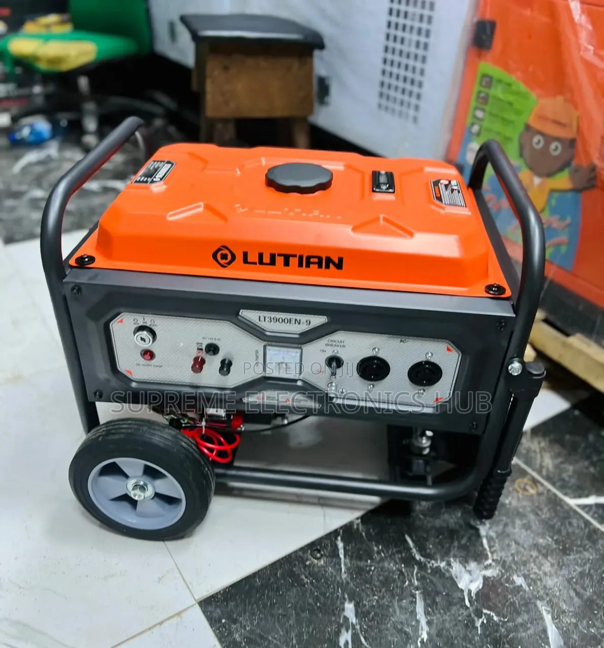 Lt3900en-9 Lutian 4.5kva Key Start Petrol Generator {Japan Standard}