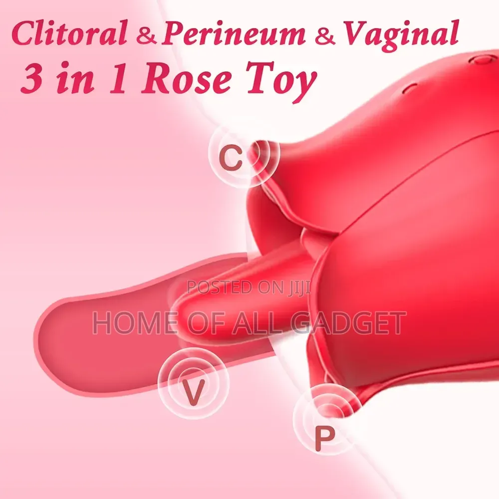 Rose Toy Vibrator for Women Vibrating Pleasure for Clitoris Nipple