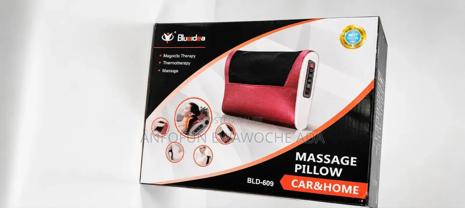 Blue Idea Car and Home Massage Pillow 1