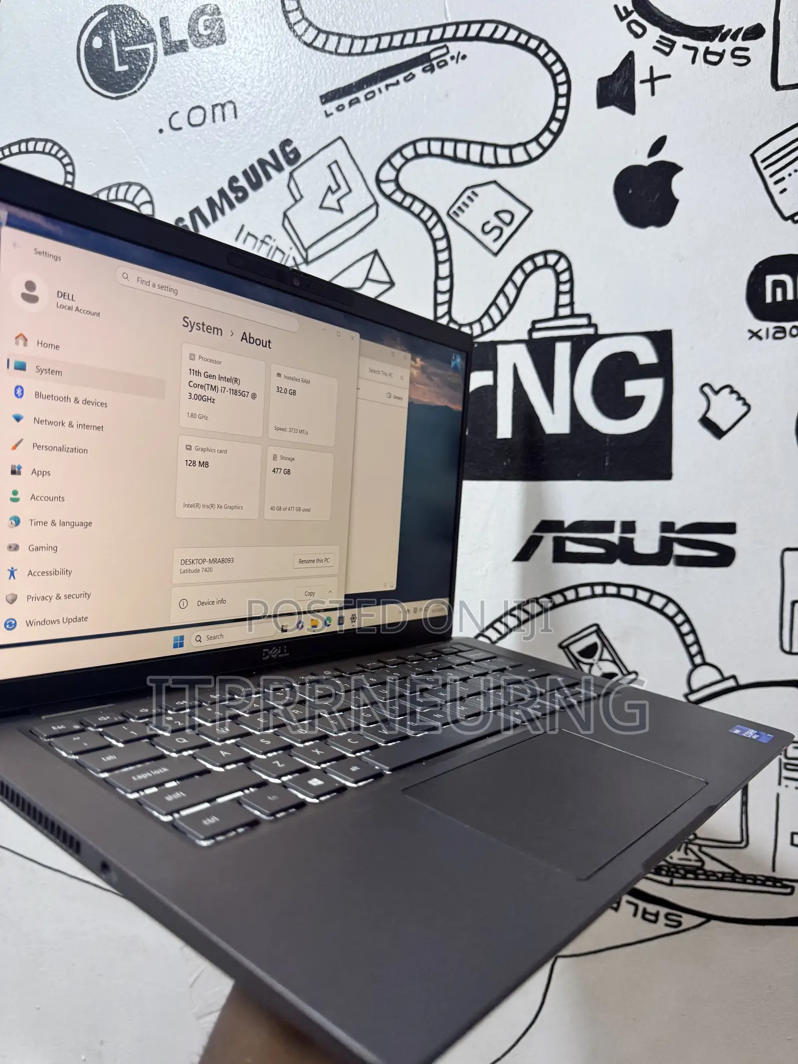 Laptop Dell Latitude 7420 32GB Intel Core i7 SSD 32GB