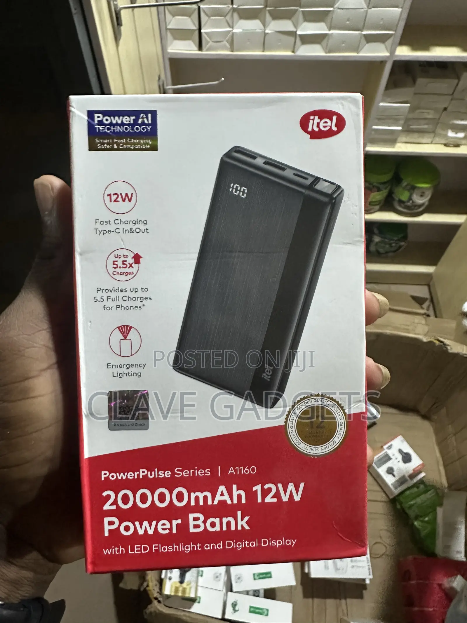 Itel Power Bank, 20000mah