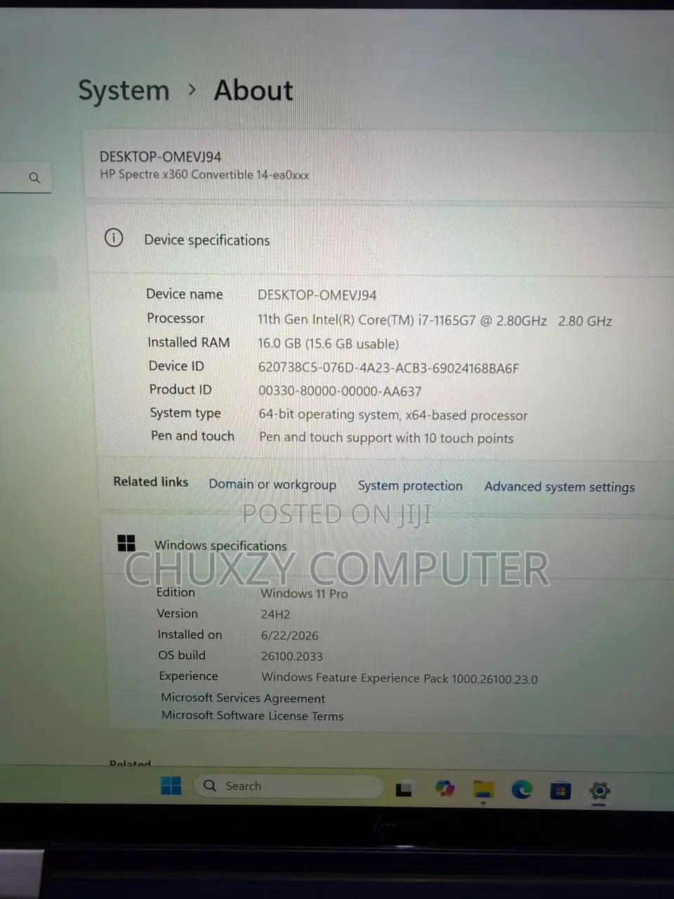 Laptop HP Spectre 14 16GB Intel Core i7 SSD 512GB