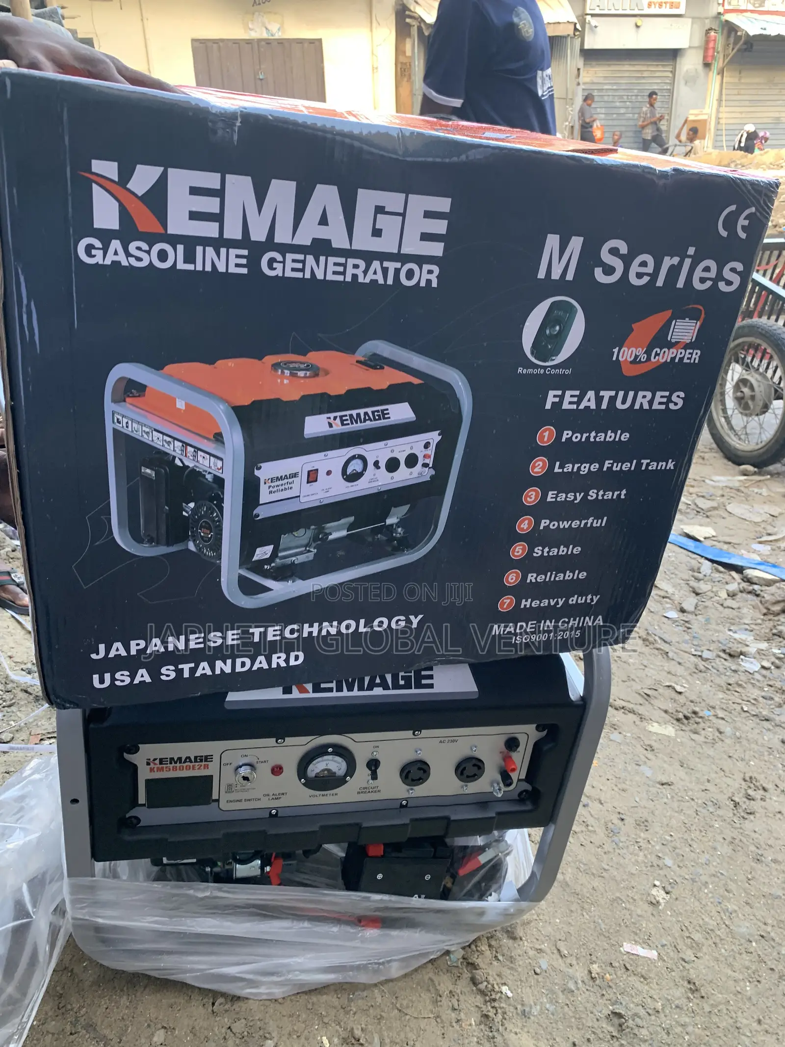 Durable Kemage Km5800e2r Generator for Home Business
