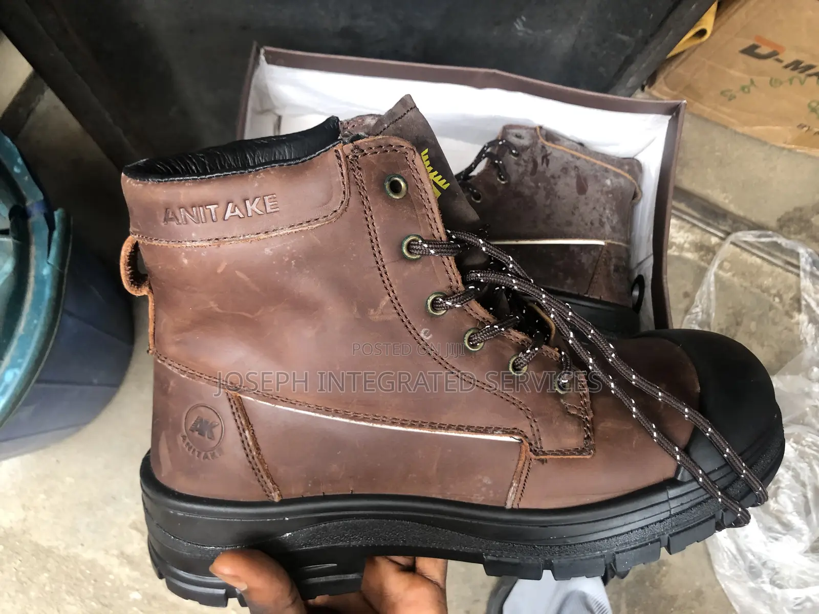 Anitake Steel Toe Work Boots (All Sizes Available)