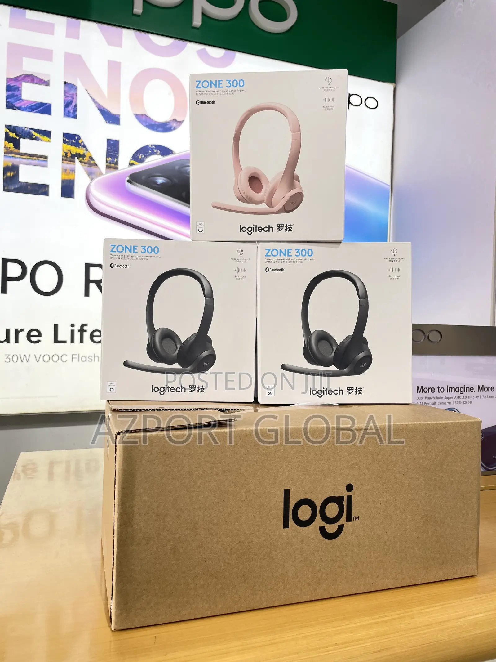 Pink Logitech Zone 300