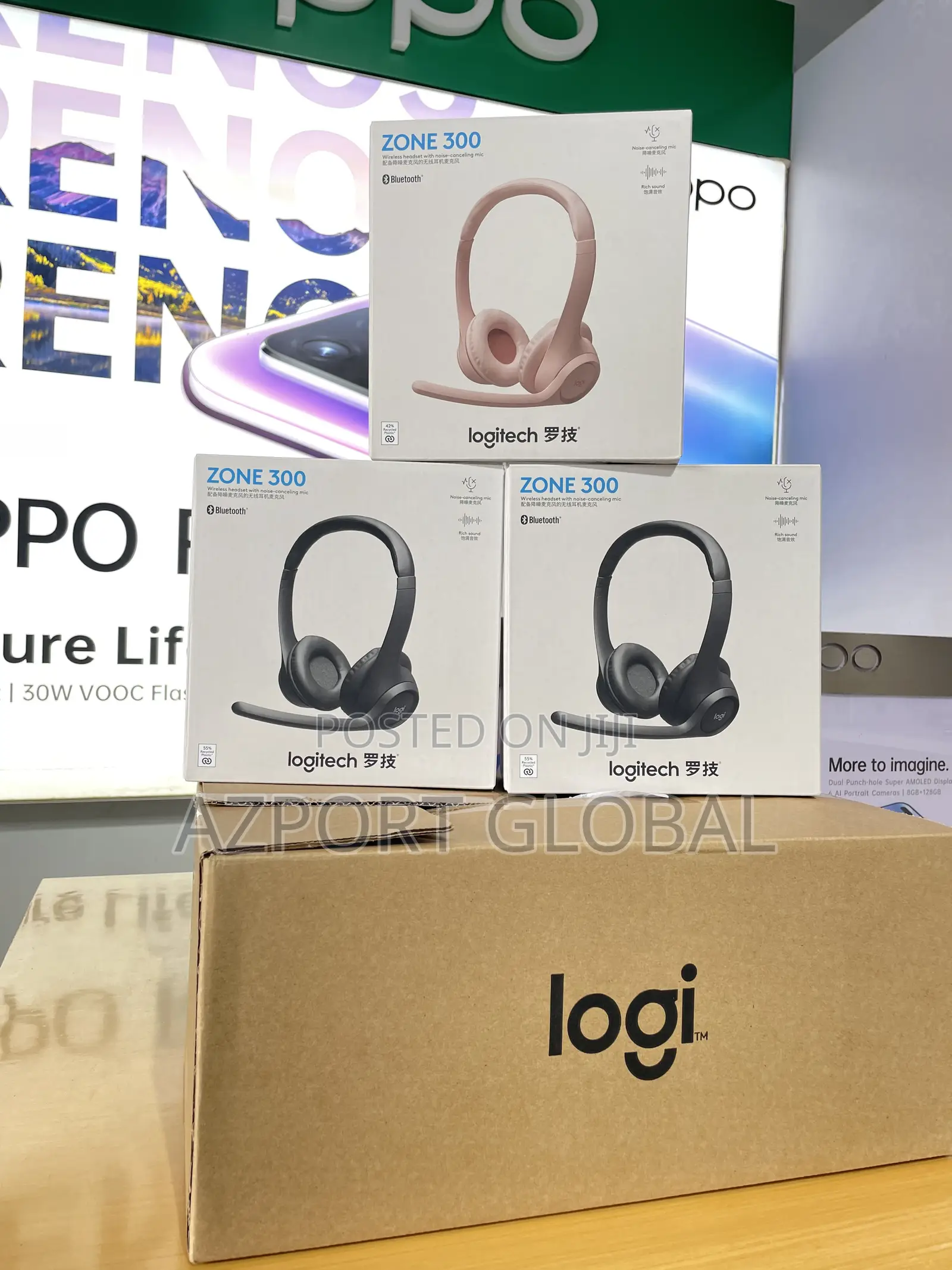 Black Logitech Zone 300