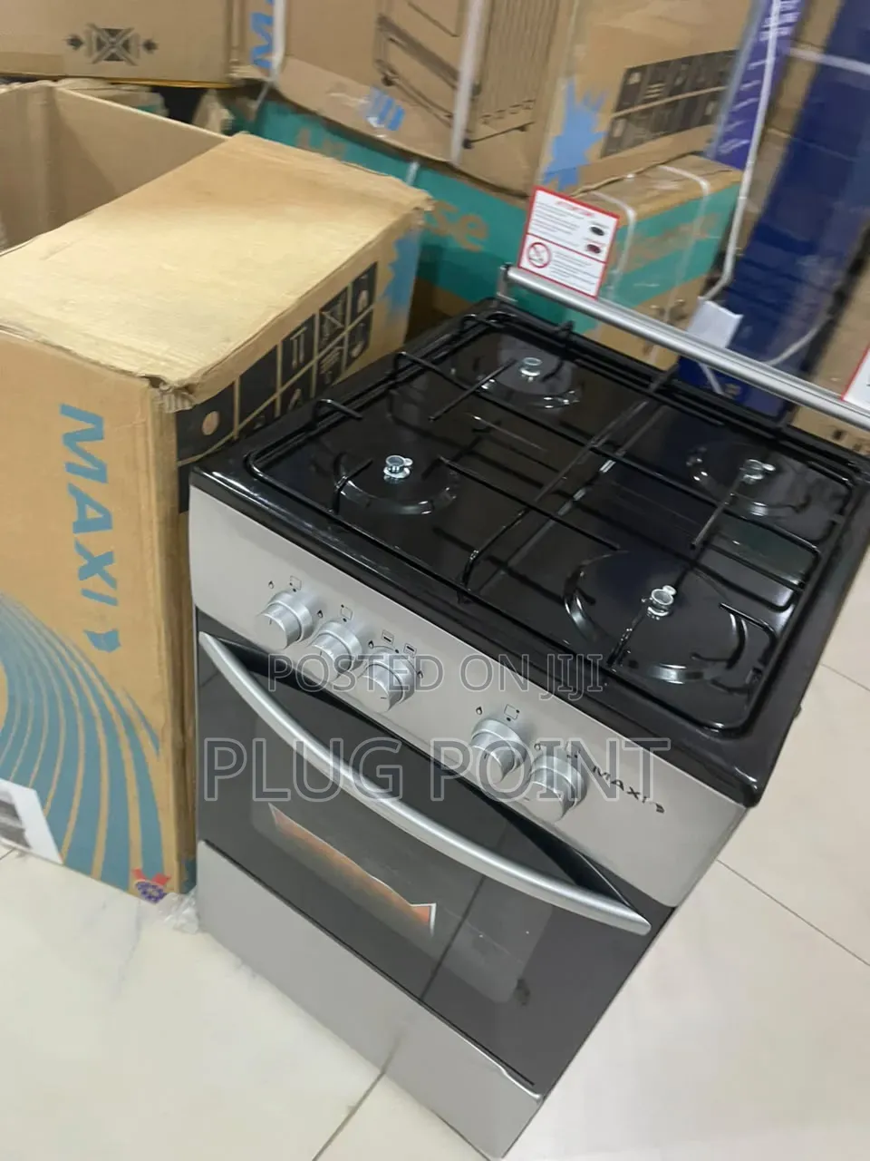 Maxi 50x50 Family Size Gas Cooker With 4 Burners