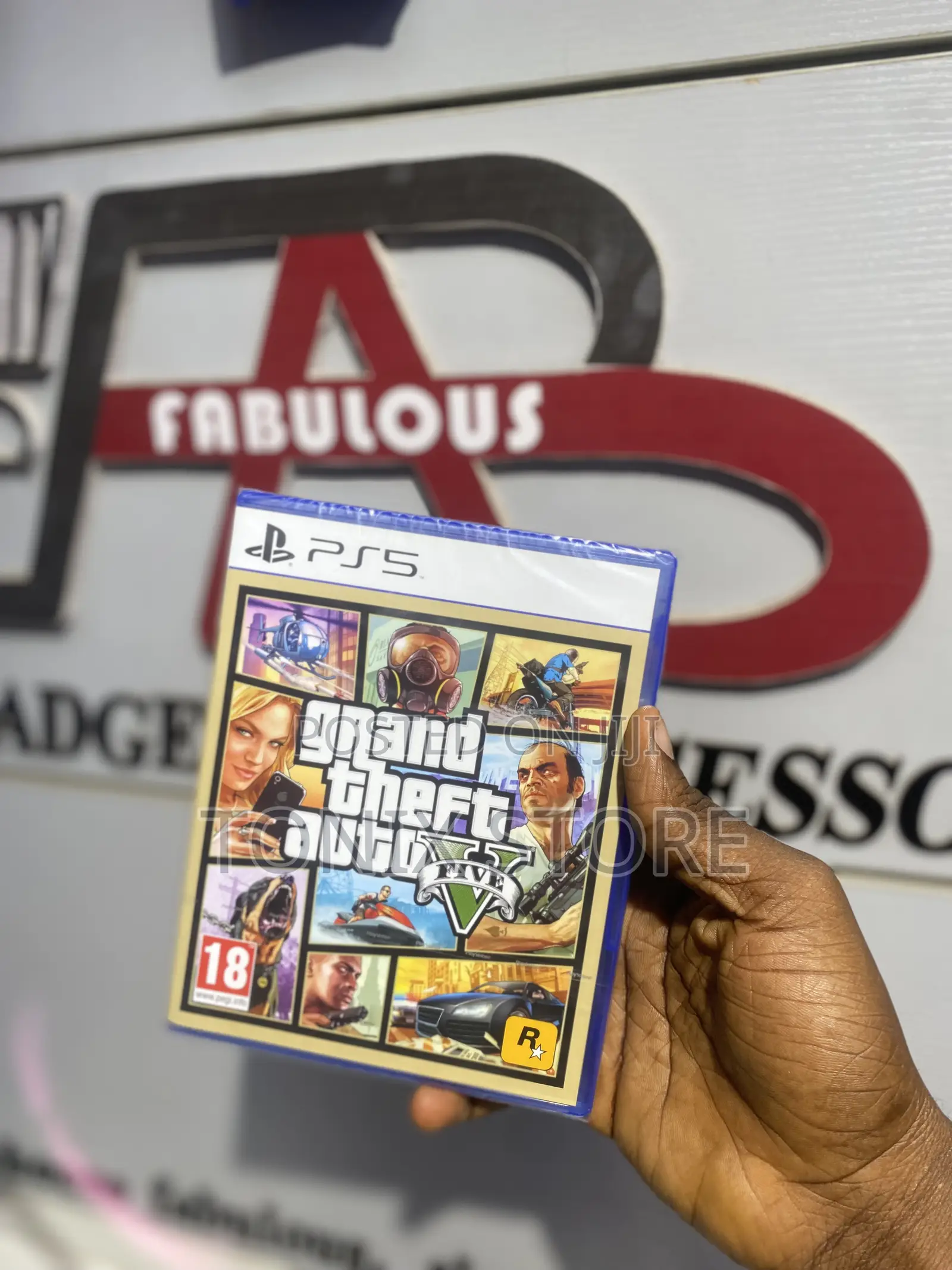 Ps5 Gta 5 (Grand Theft Auto) Game Cd