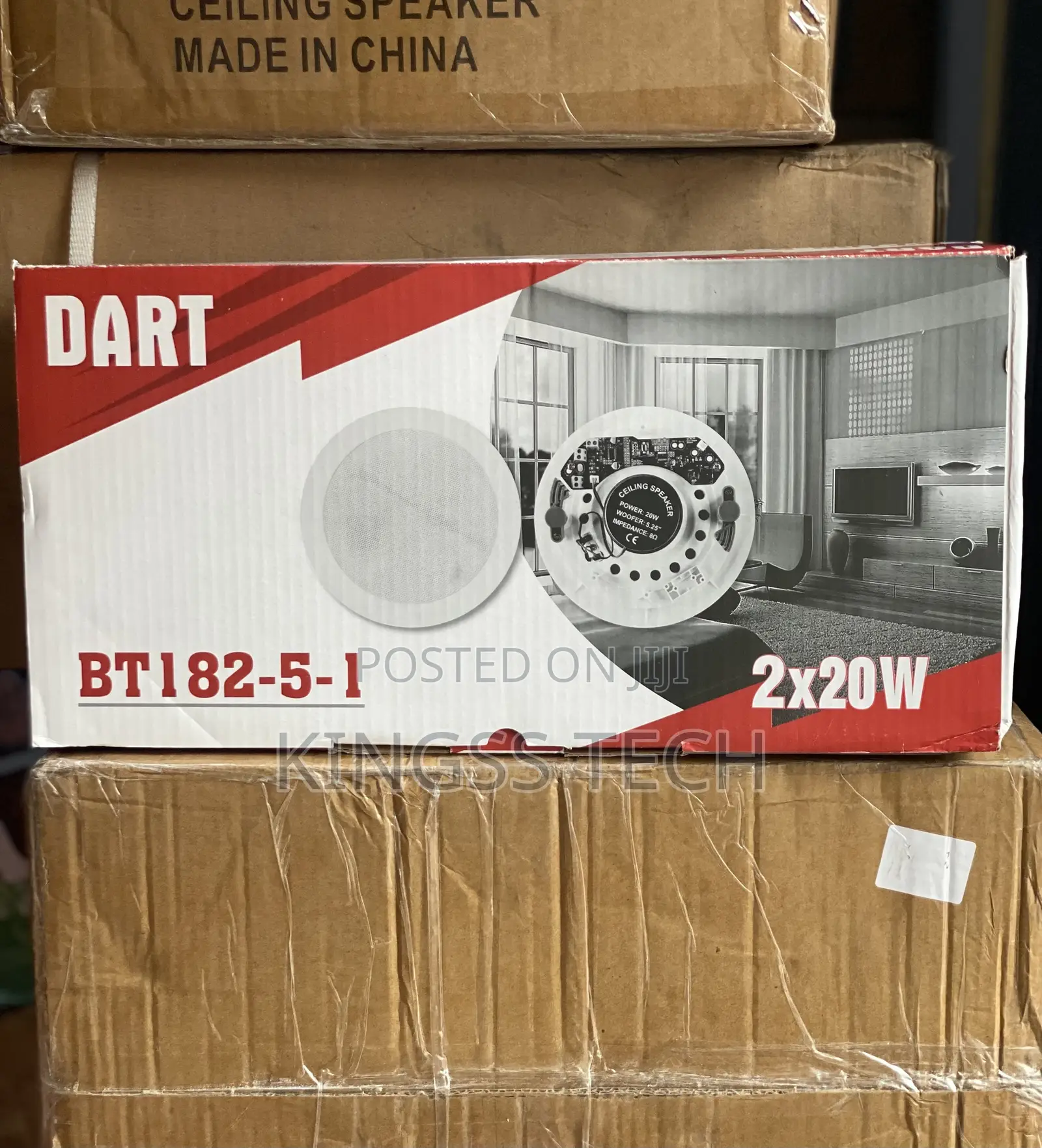 Dart Bt1 82-5-1 Ceiling Speaker 2in1 20w