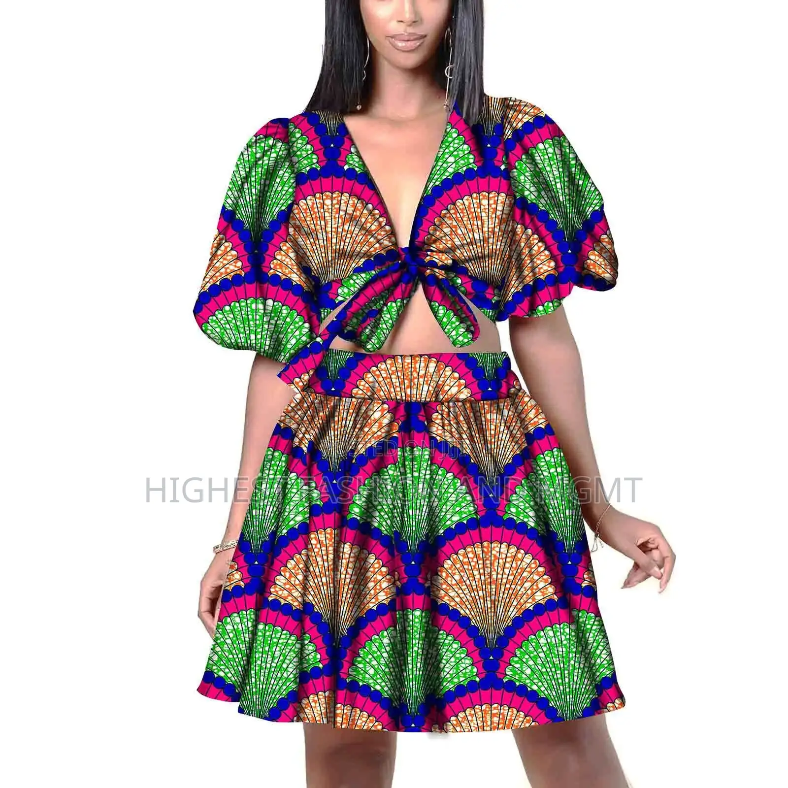 African Matching 2 PCS