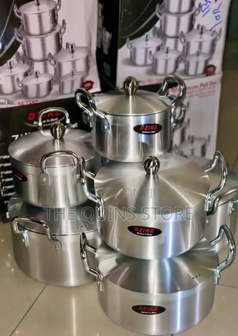 10pcs Quality Aluminium Pot Set