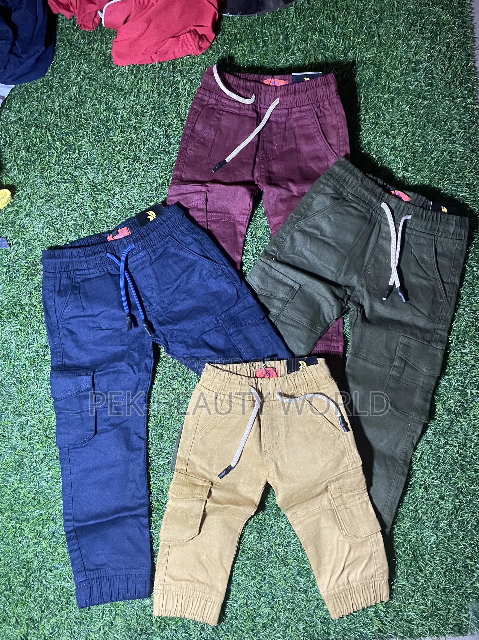 Boys Cargo Jogger Pants