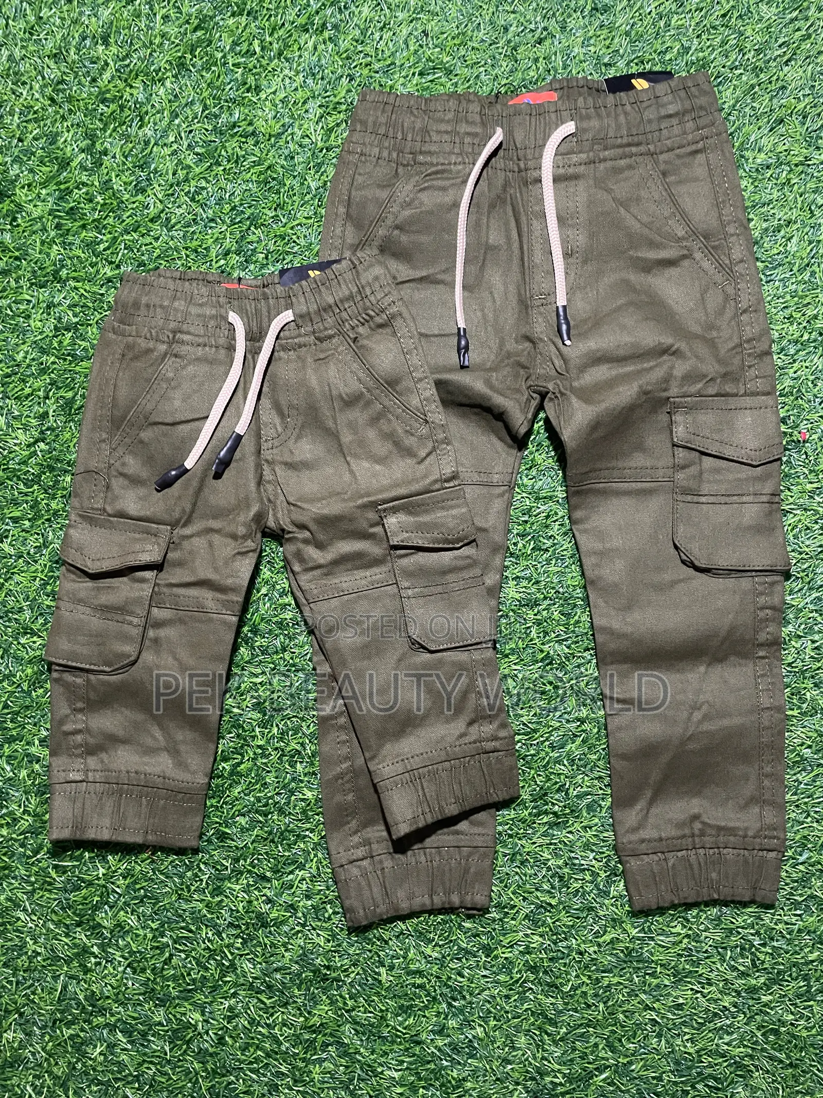 Boys Cargo Jogger Pants