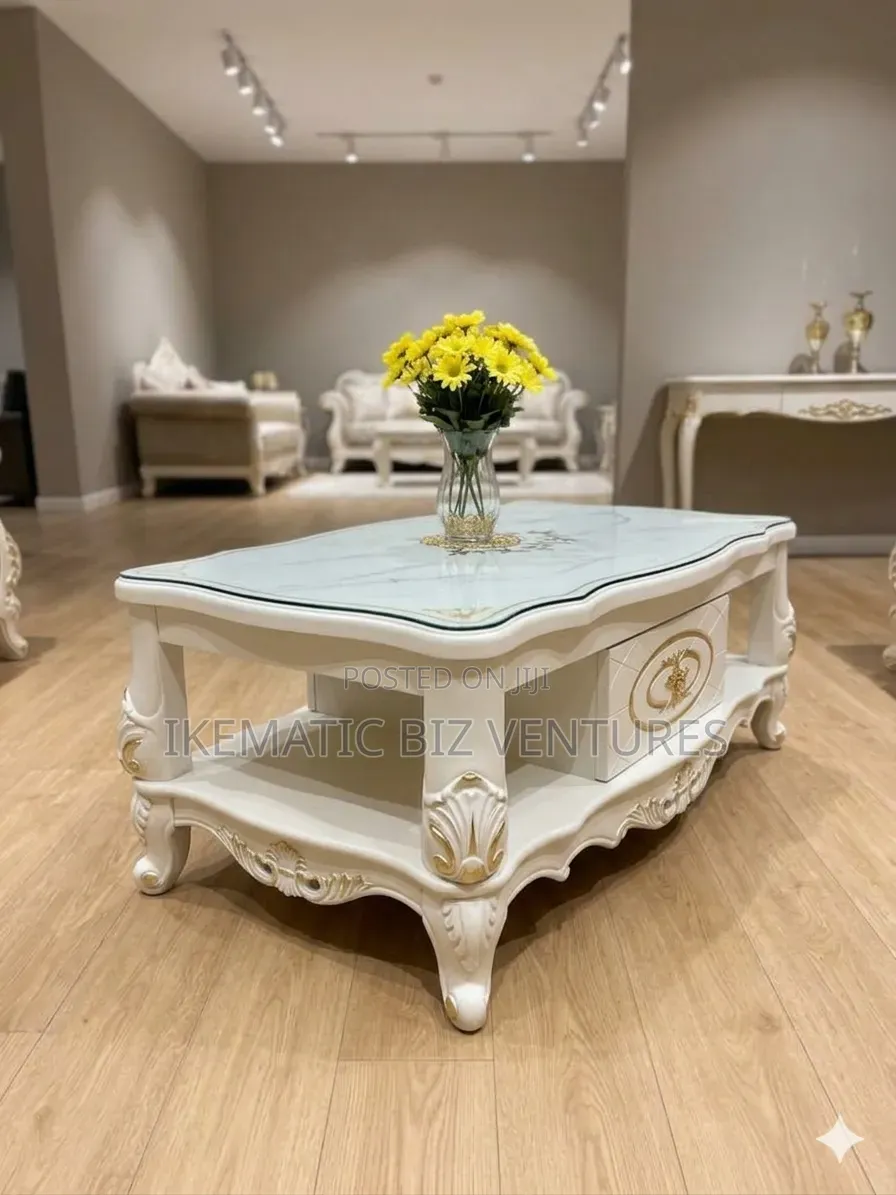 Mobile Center Table With Drawers