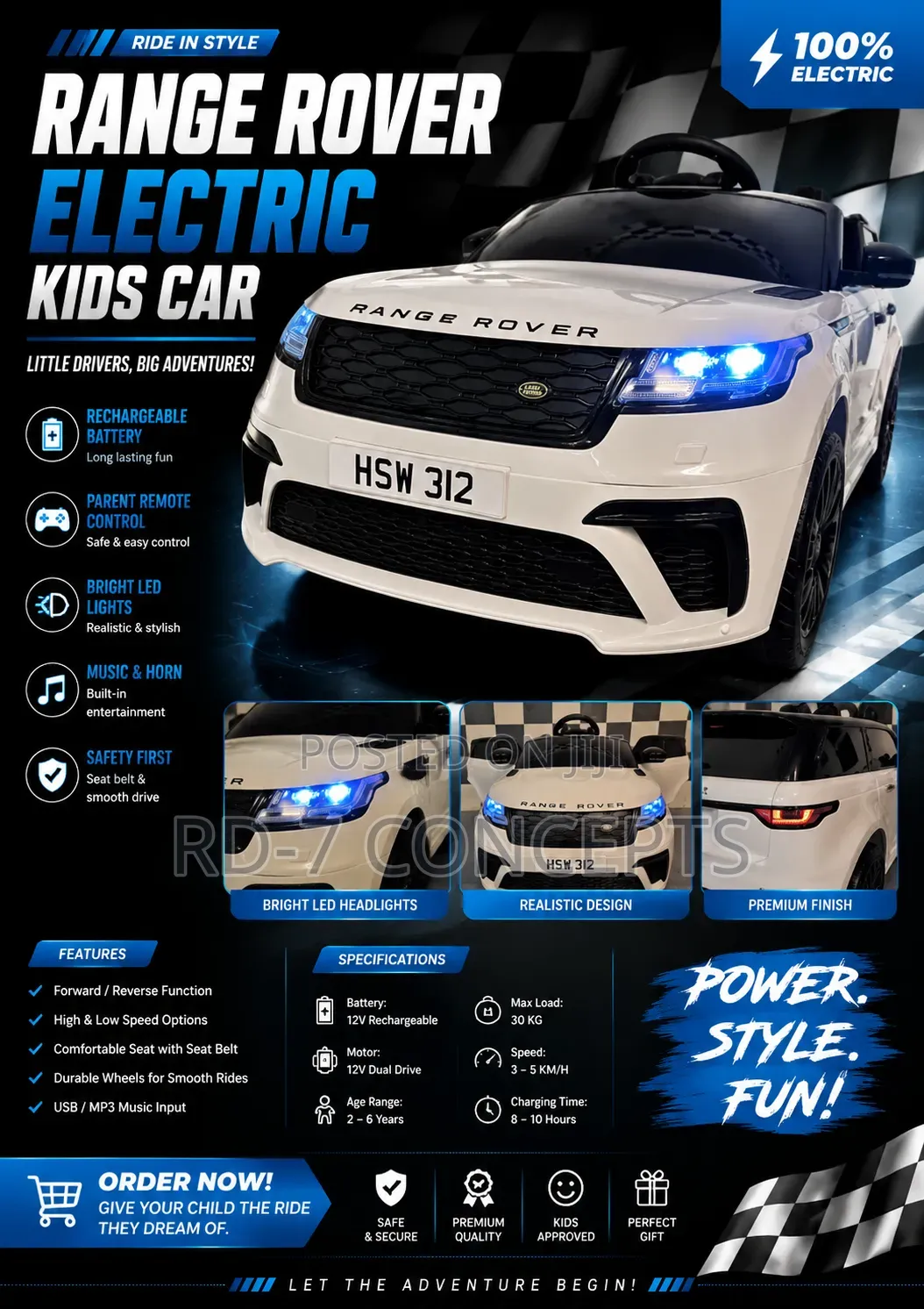 Range Rover Electric Kids Car