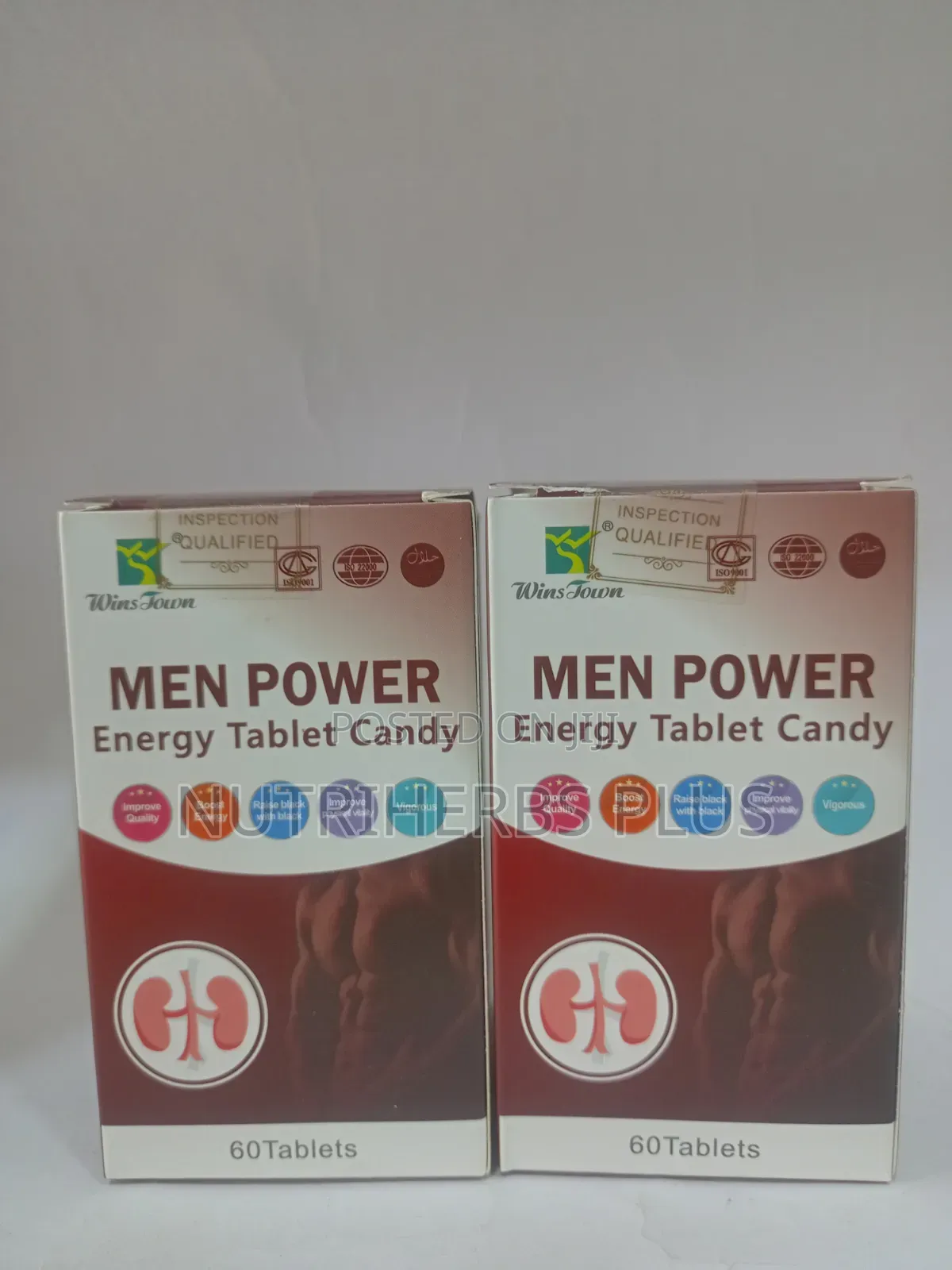 Wins Town Men Power Energy Tablets; Enhance Sexual Performance–2 Packs