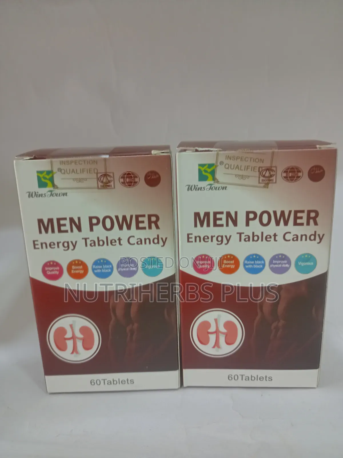 Wins Town Men Power Energy Tablets; Enhance Sexual Performance–2 Packs